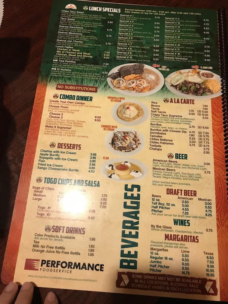 El Pueblito Mexican Restaurant Menu image 4